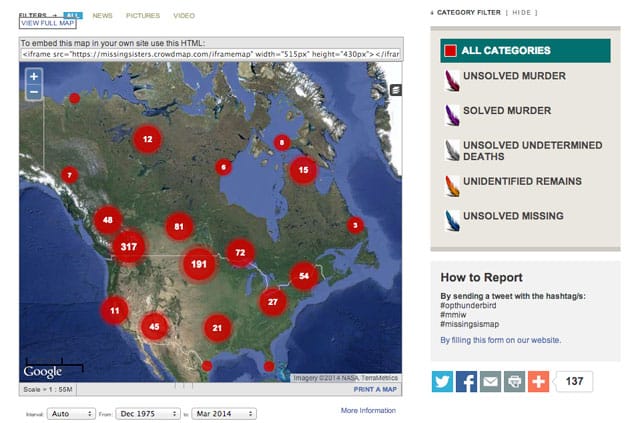 Save Wiyabi map (via missingsisters.crowdmap.com)