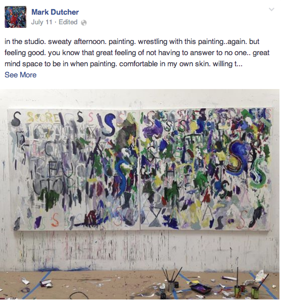 Facebook post from July 11, 2014 (via Facebook/MarkDutcher)