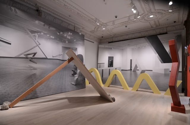 Installation view of Other Primary Structures (courtesy of the Jewish Museum)