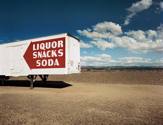 Pamela Littky, "Liquor Snacks Soda, Baker, California"