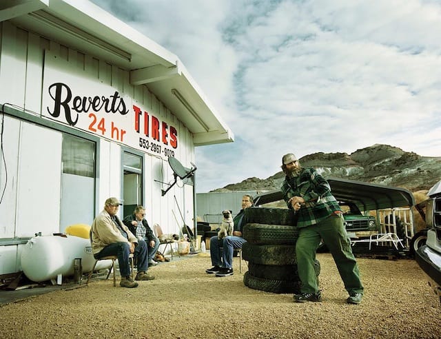 Pamela Littky, "Reverts Tires, Beatty, Nevada "