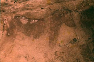 Horse painting in the cave of Altamira, which has partially reopened to the public (1962 photograph by Daniel Villafruela, via Wikimedia)