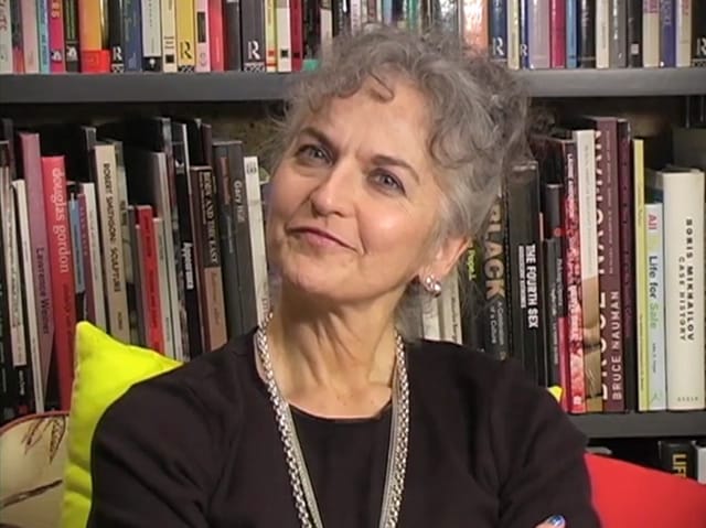 Barbara DeGenevieve in a still from her video "Desperado" (all images via degenevieve.com)