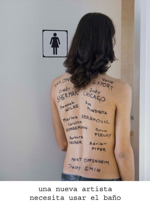 Effy Beth, "A New Artist Needs to Use the Bathroom" (2011) (click to enlarge)