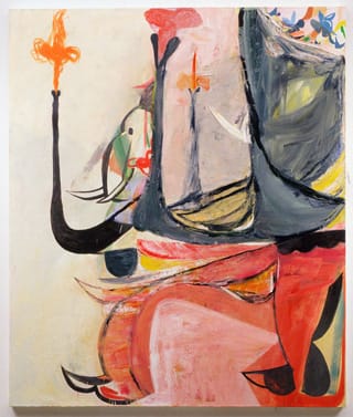 Amy Sillman, "Elephant" (2005), oil on canvas, 78 x 66 inches, Collection Nerman Museum of Contemporary Art, Johnson County Community College, Overland Park, KS, Gift of Marti and Tony Oppenheimer and the Oppenheimer Brothers Foundation (photo by Gene Ogami) (click to enlarge)