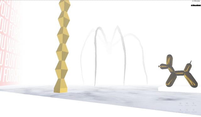 Gallery404 (all screenshots by the author via gallery.art404.com)