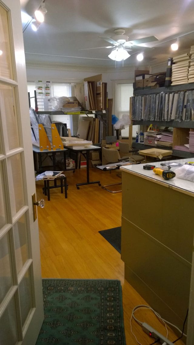 Another view of Goldstein's Vivian Maier Prints office (click to enlarge)