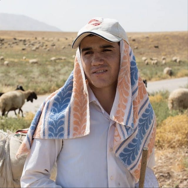 A young man in Kalak, Iraq: "I'm a student. My parents didn't want me sitting around the house all summer, so they made me be a shepherd." (All images via Instagram) 