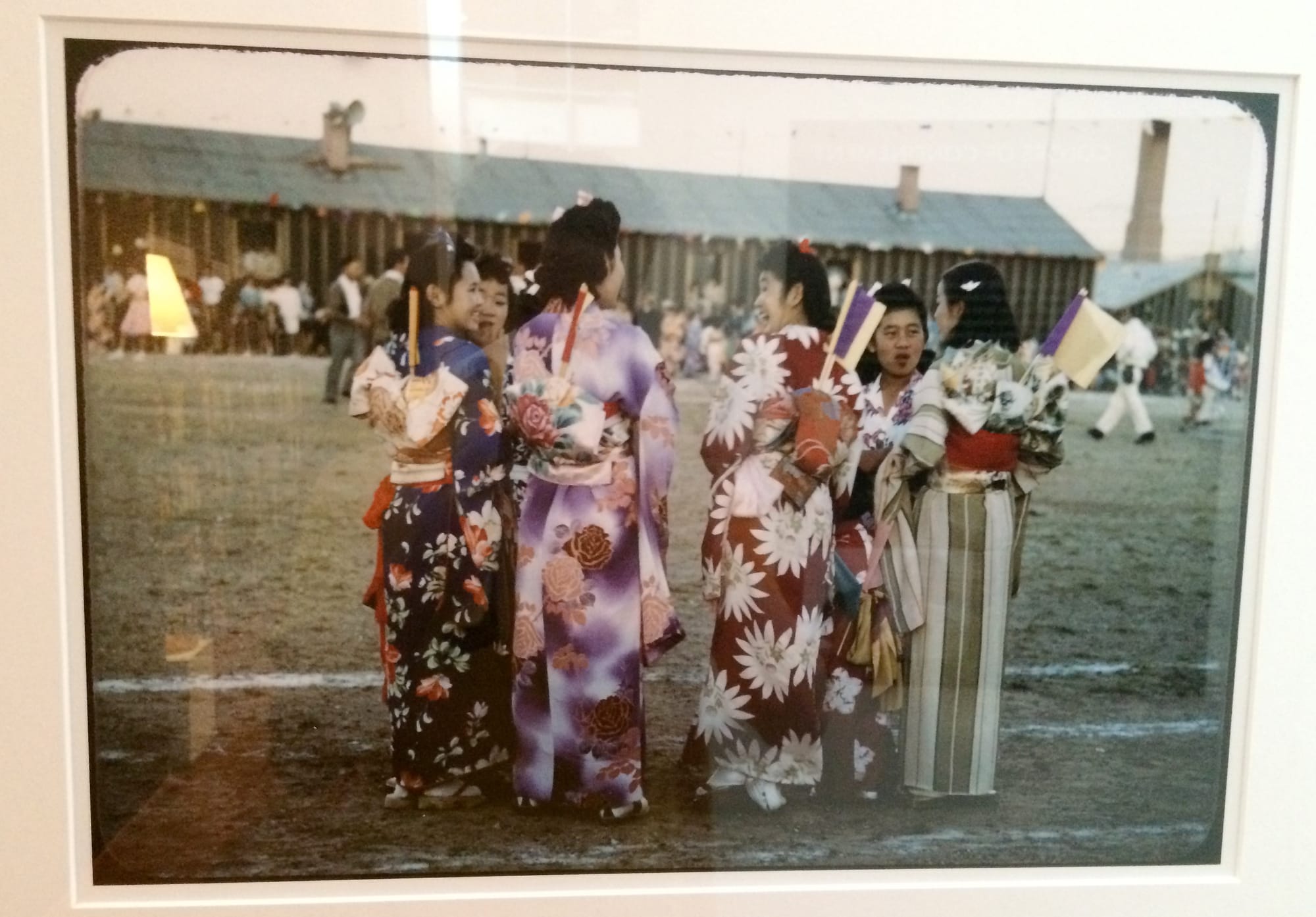 Bill Manbo, Kodachrome print (1943-44) (photo by the author for Hyperallergic)