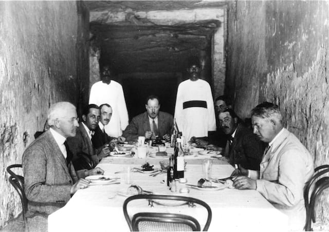 Lunch in the tomb of Ramesses XI (c) Griffith Institute, University of Oxford