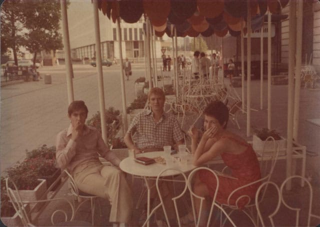 Iggy Pop, David Bowie, Coco Schwab, East Berlin, (1977) (courtesy the David Bowie Archive)