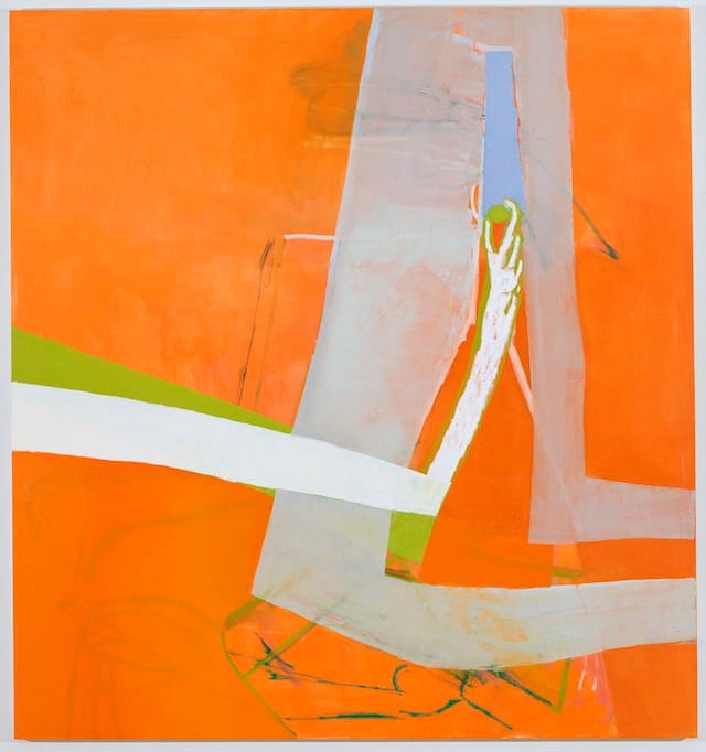 Amy Sillman, "Shade", (2010), oil on canvas, 90 x 84 inches. Private collection (photo by John Berens)