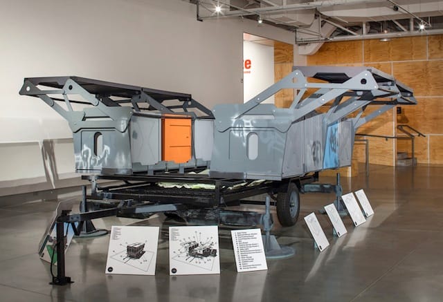 The Mobile Dwelling Support Structure designed by Wes Jones (photograph by Tom Kessler)