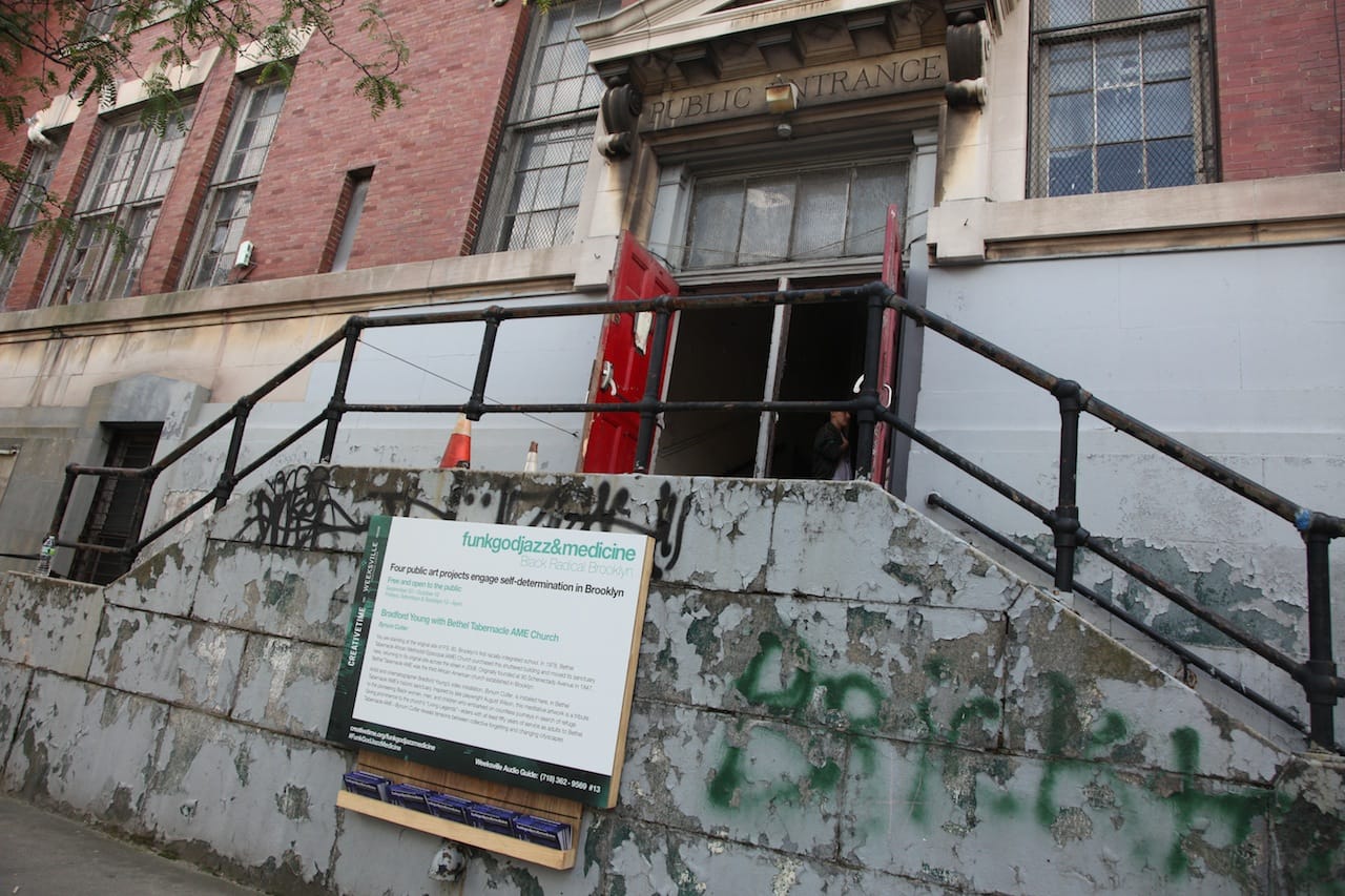 Bradford Young's installation at Bethel Tabernacle African Methodist Episcopal Church
