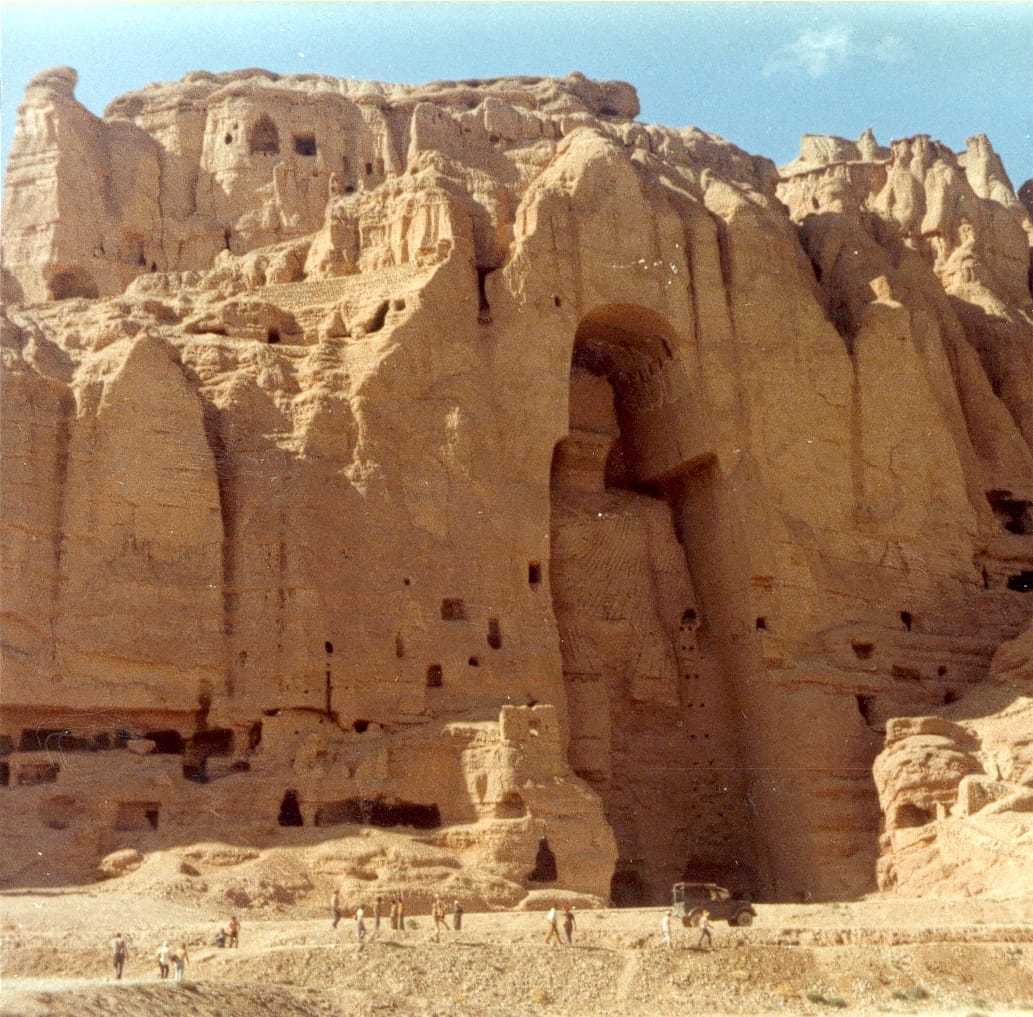 The taller of the Buddha statues prior to its destruction (via Unesco/F. Riviere)