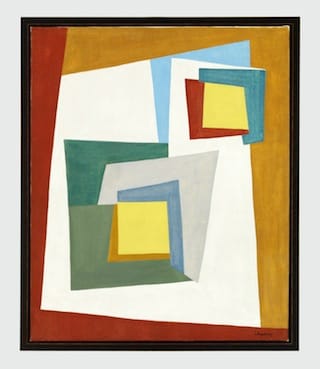 Composição I [Composition I], 1950, by Brazilian artist  Lothar Charoux