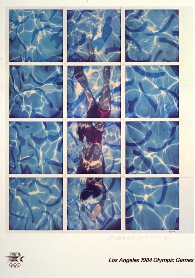 David Hockney, LA Olympics poster (1984) (Alan Lithograph, Inc.)