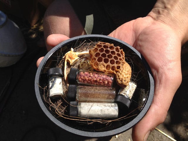 The contents of Connaughty's time capsule