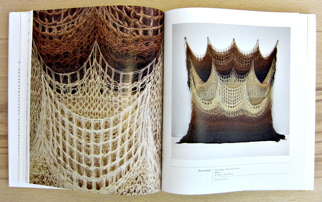 Art by Sherri Smith in "Fiber: Sculpture 1960-Present" (photograph by the author)