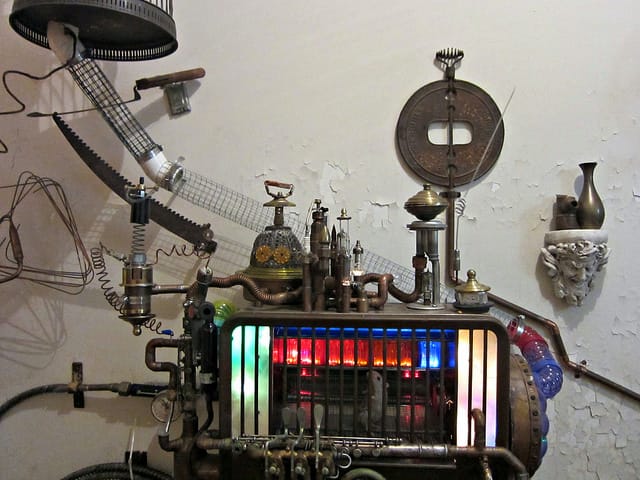 Daniel Baltzer, "Baltzerglass Filling Station"