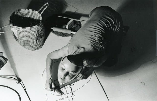 Joan Jonas, Organic Honey’s Vertical Roll (1972), photo by Roberta Neiman
