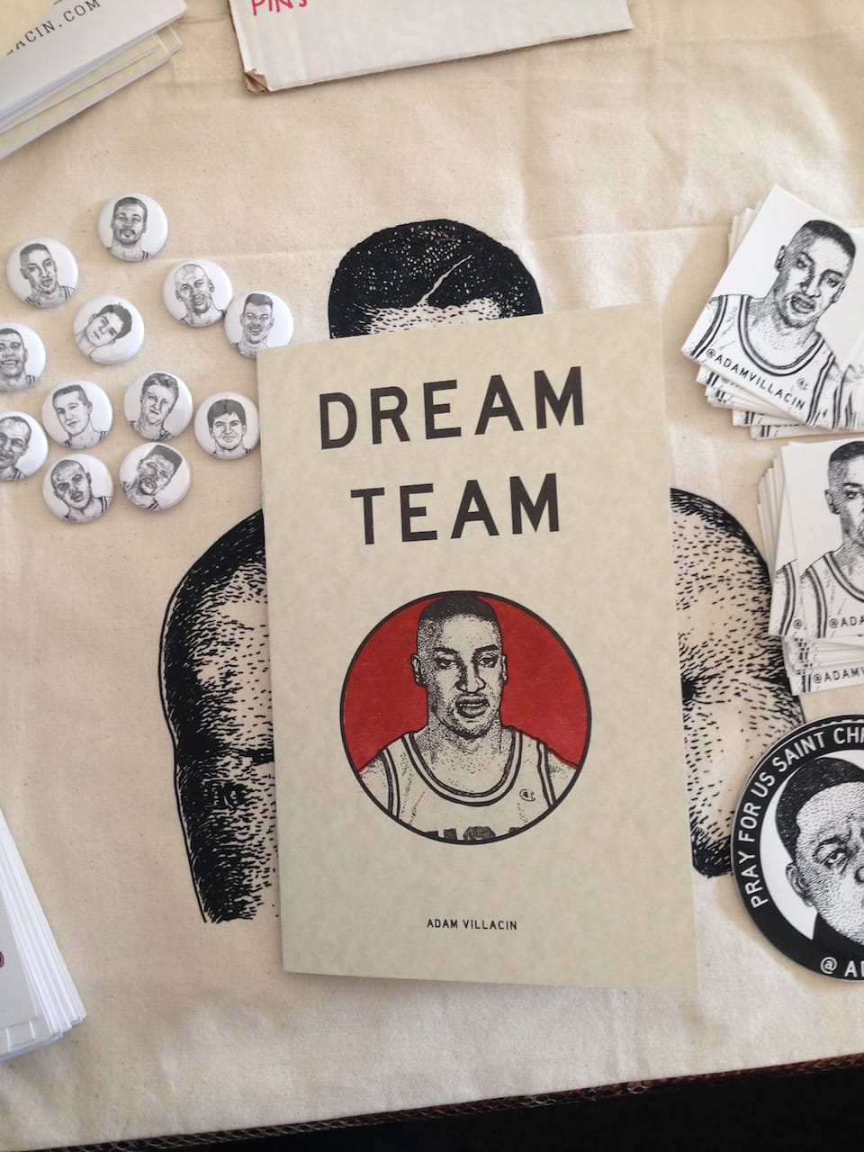 Dream Team http://www.adamvillacin.com/ By Andrew Villacin, 2012. Pen and Ink illustrations of the 1992 USA Basketball Team.