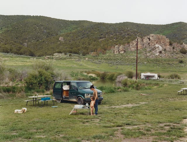 Justine Kurland, Family Portrait at Family Campground 2009