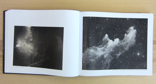 Photograph by Sally Mann alongside one by David Malin in the "Sublime" chapter
