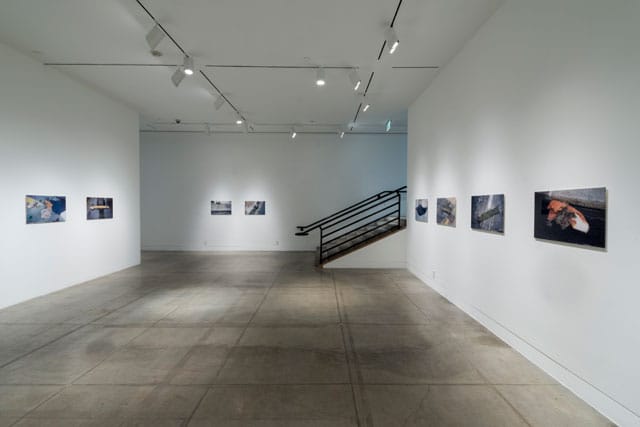 Installation view, 'Steve McQueen: Drumroll' at MOCA Pacific Design Center (photo by Joshua White) (click to enlarge)