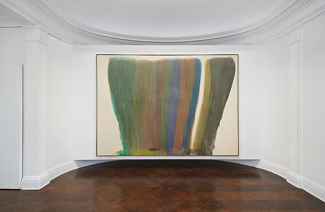 A view of a Morris Louis Veil painting at Mnuchin Gallery (via mnuchingallery.com)