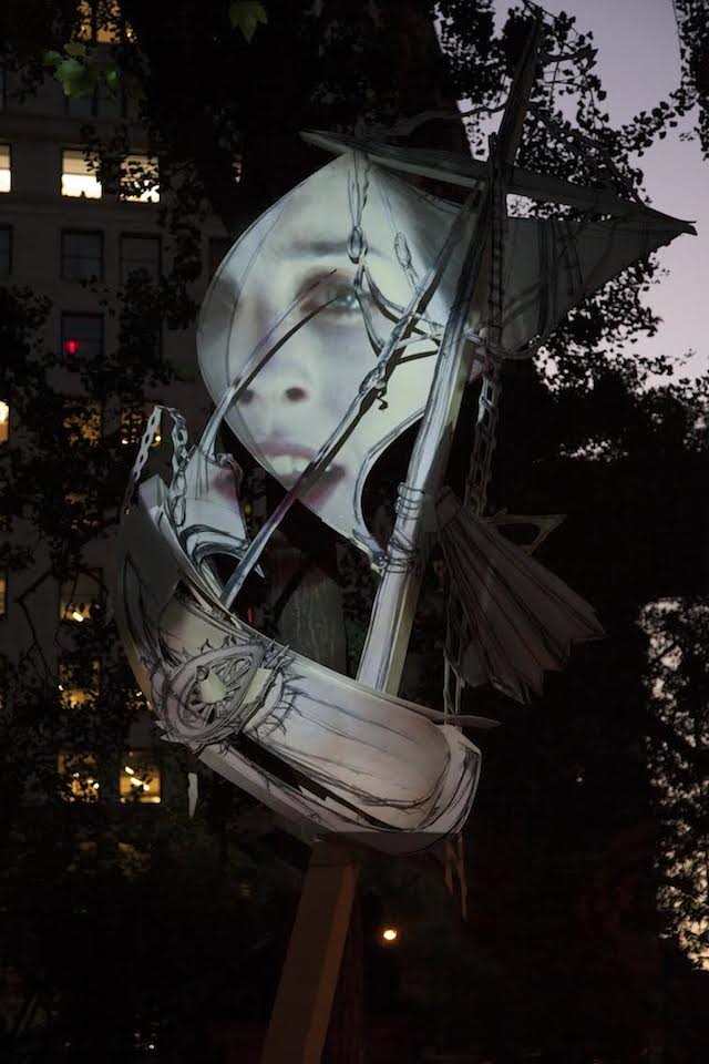 Tony Oursler, Untitled, (2014) (photo by Matt Grubb and Tim Doyon)