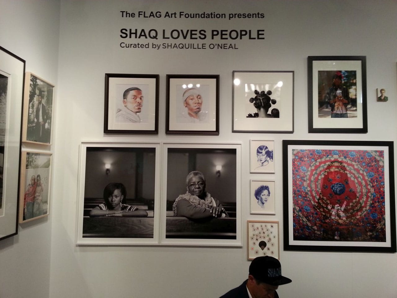 Shaquille O’Neal's booth