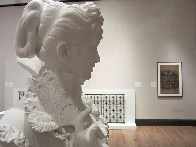 Portrait bust of Eliza Cisco Dunlop (1906), marble