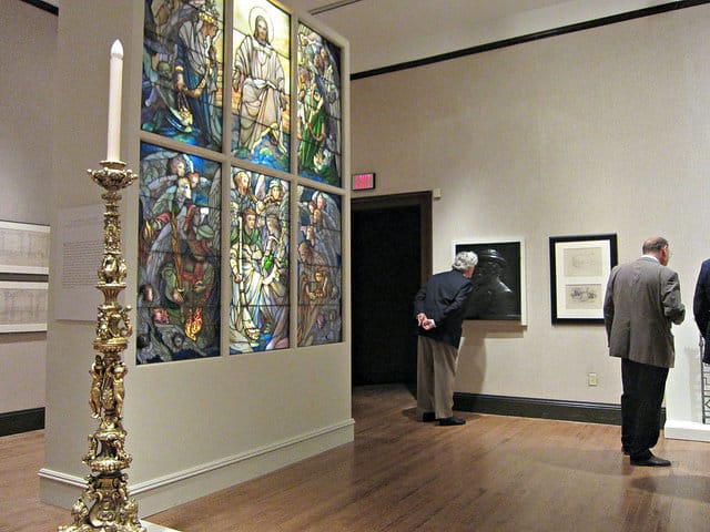 Installation view of "Sylvan Cemetery"