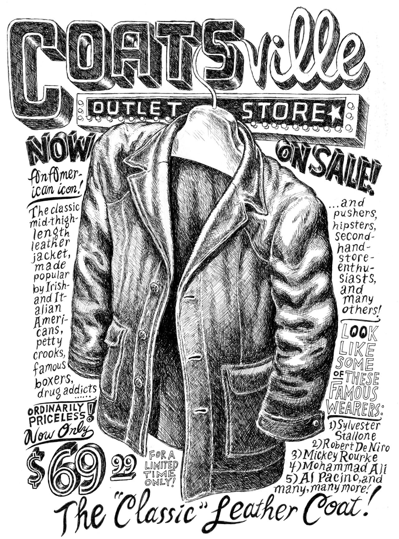 Page from Tim Lane's 'The Lonesome Go' (click to enlarge)