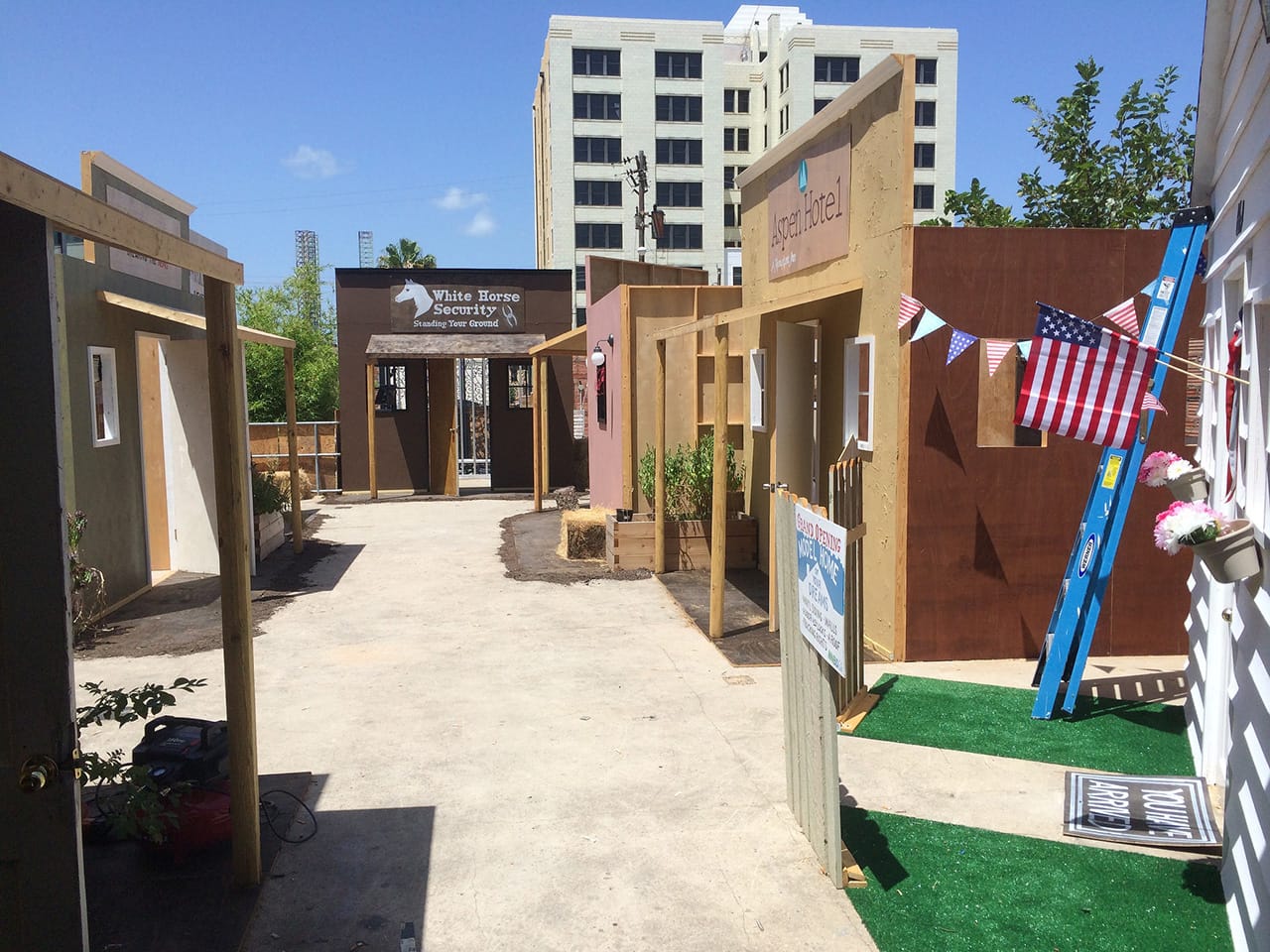 A view of "New New Berlin" a few hours before it officially opened.