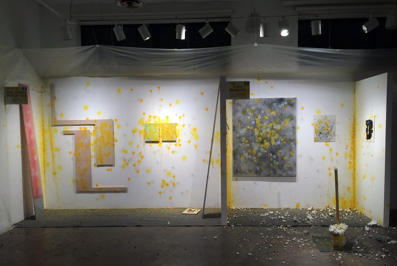 The results of N(ev)ada Art Fair shooting gallery in New New Berlin