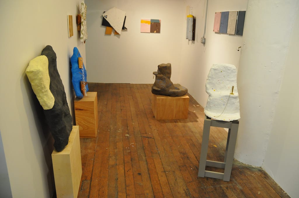 A view of Stacy Fisher's studio during GOS 2010 (photo by the author for Hyperallergic)