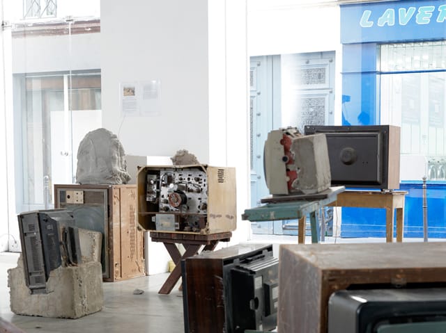 Wolf Vostell, 'Endogène Depression' installation view