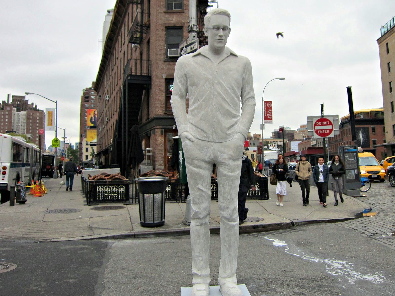 Jim Dessicino, "Edward Snowden Statue"