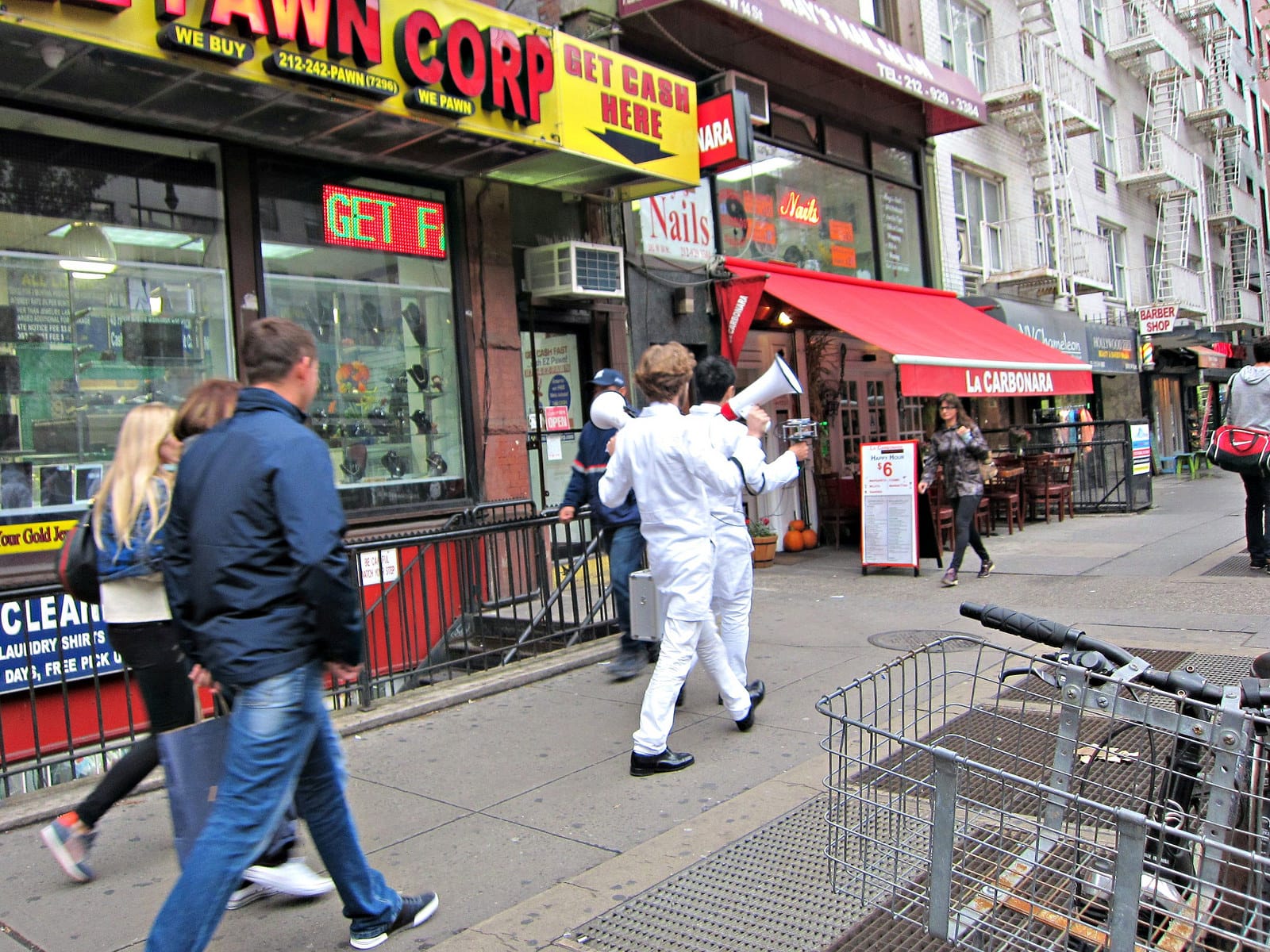 Joel Ong and Robert Blatt, "The Man Who Knew Too Much," where they turned street sound into electromagnetic fluctuations
