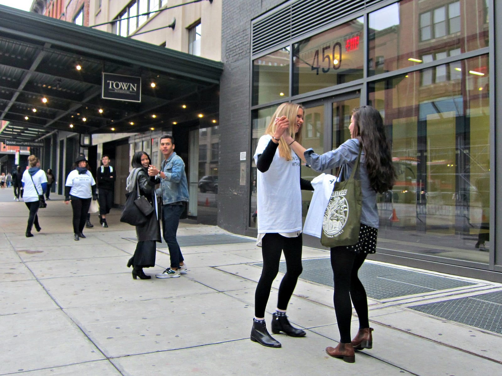 Katya Grokhovsky's "Slow Dance," with passersby invited to slow dance on the street