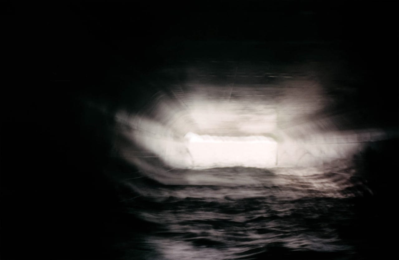 Marcelo Brodsky, “Lago O'Higgins,” 2002. Photographic digital print. Overall: 42 1/4 x 70 3/4 in.  (107.32 x 179.71 cm). From the ASU Art Museum collection; gift of the artist. 