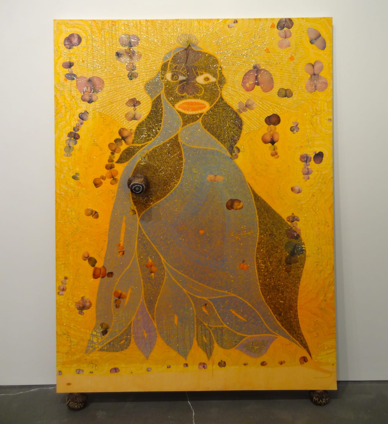 Chris Ofili, "The Holy Virgin Mary" (1996)