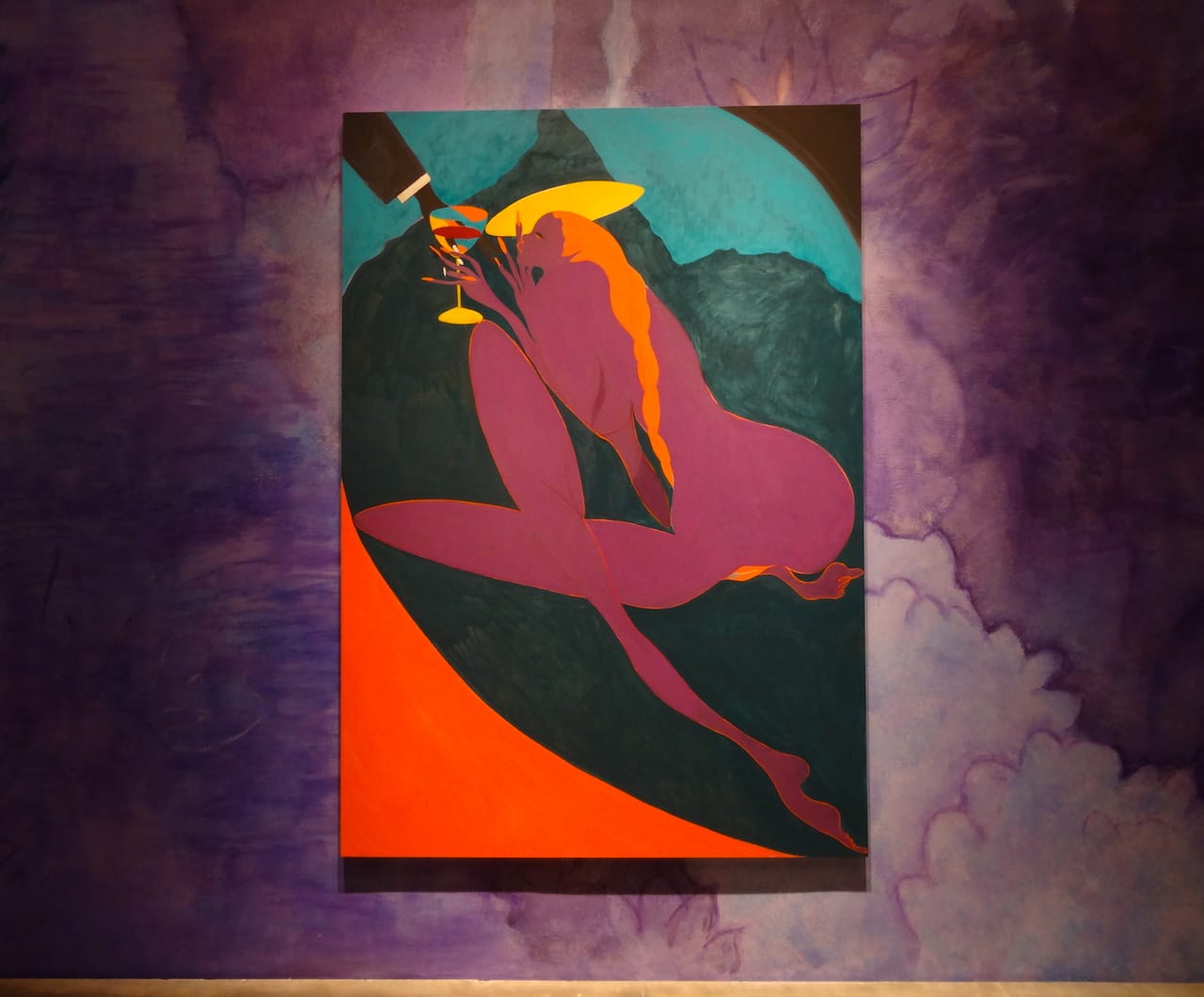 Chris Ofili, "Confession (Lady Chancellor)" (2007)