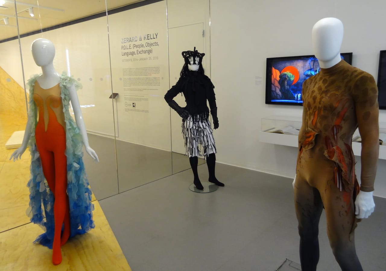 Installation view of 'Chris Ofili: When Shadows Were Shortest' at the New Museum