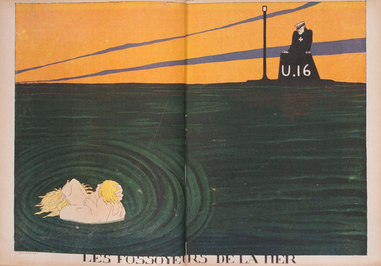 “Les fossoyeurs de la mer.” La baïonnette, 22 juin 1916