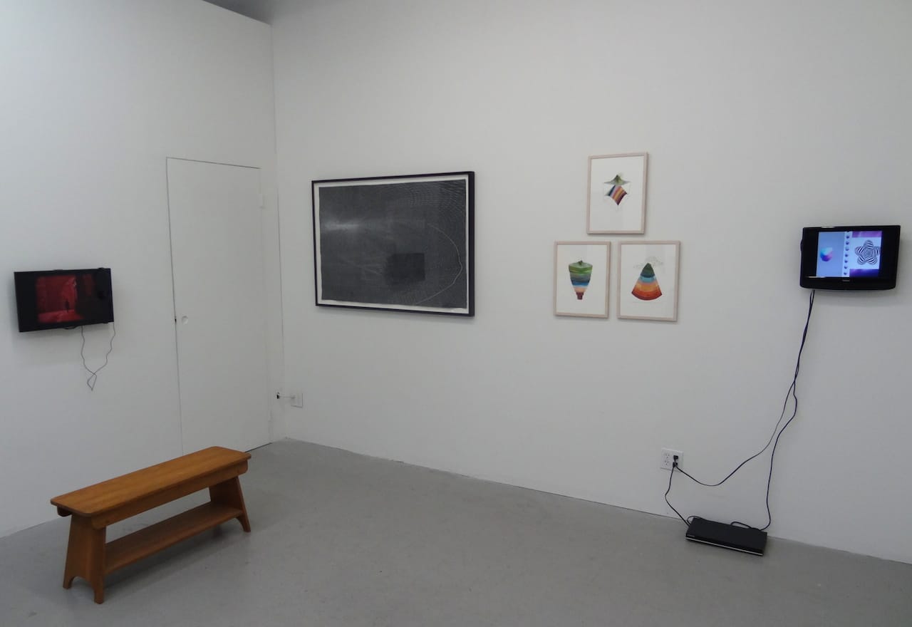 Installation view of 'This Dust,' an exhibition presented by Berlin's GSL Projekt at Tiger Strikes Asteroid