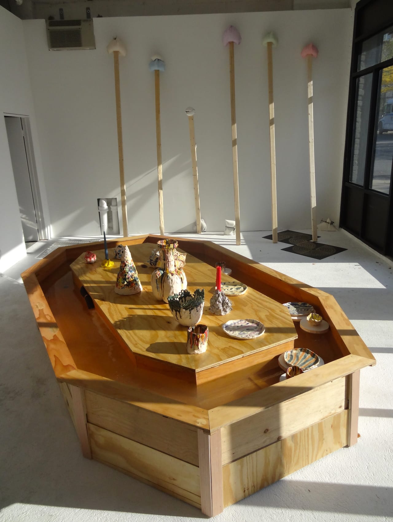 Installation view of 'Community Association,' presented by Bushwick's Generis and Tacoma's Spaceworks