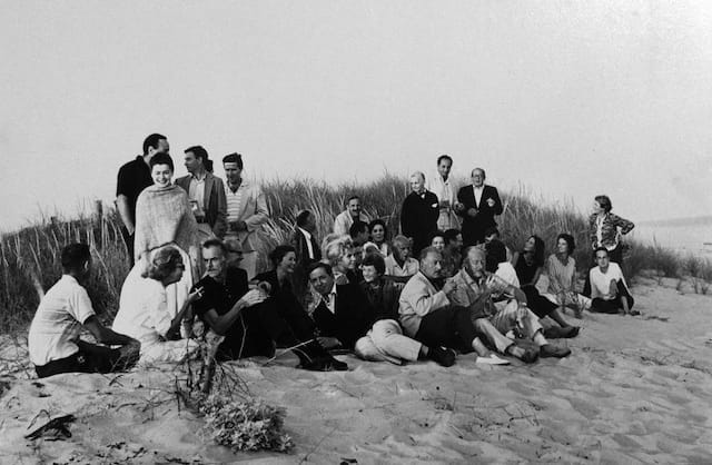 Hans Namuth's photo of artists in the Hamptons, 1962 (via clyffordstillmuseum.org)